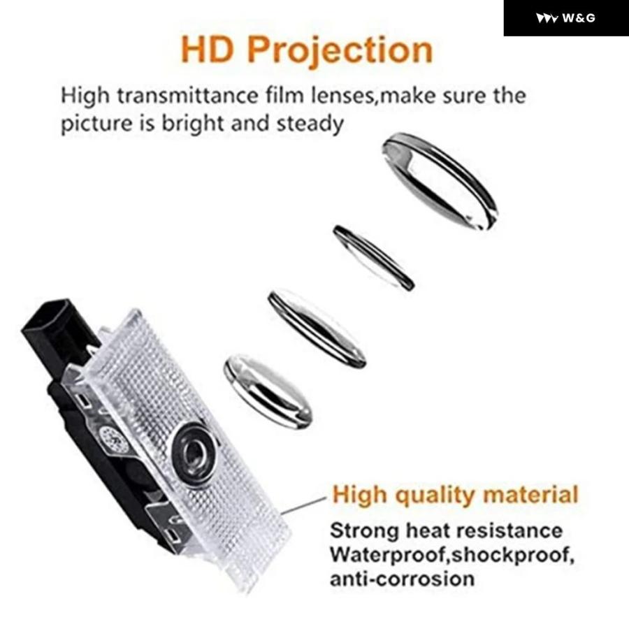 【並行輸入品】 LED 車ドアウェルカムランプ フィアット 500X 2015-2023 500L 2013-2019 3Dプロジェクター カスタム ゴーストシャドウランプ カスタム パーツ | ブランド登録なし | 07