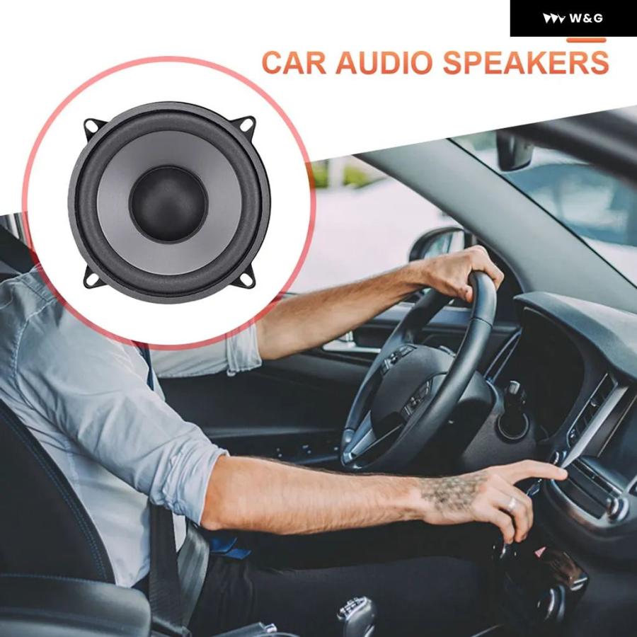 並行輸入品 4/5/6インチ カーHIFI同軸 スピーカー 400W 500W 600W サブウーファー スピーカー カーサブウー | ブランド登録なし | 06