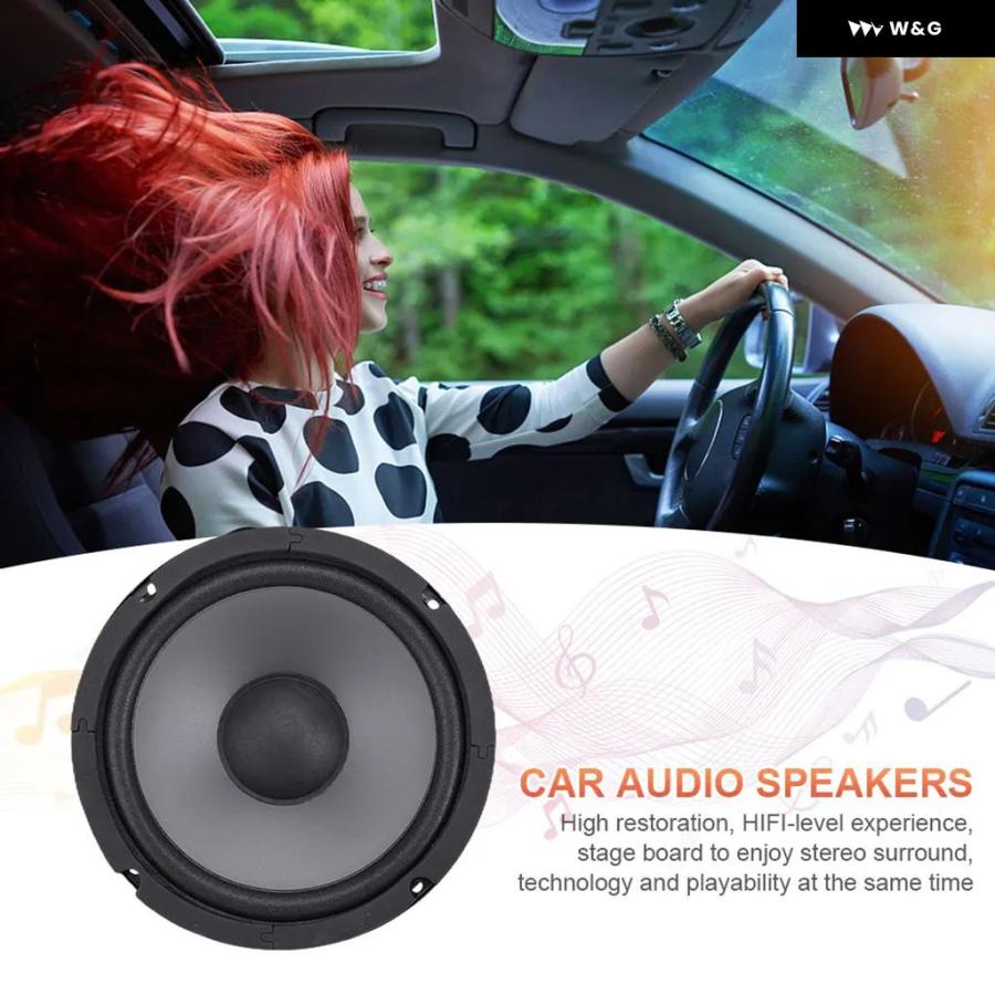 並行輸入品 4/5/6インチ カーHIFI同軸 スピーカー 400W 500W 600W サブウーファー スピーカー カーサブウー | ブランド登録なし | 07