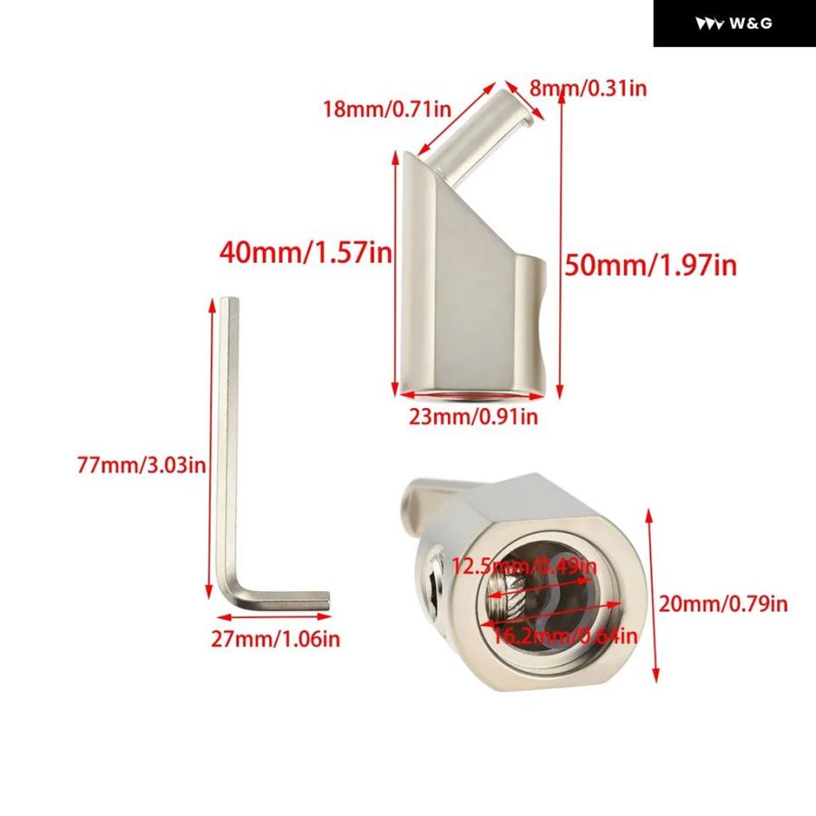 並行輸入品 1セット 45度オフセットレンジ付き 1/0〜4ゲージ アンプ入力リデューサー ワイヤーターミナル カー オーディオ | ブランド登録なし | 03