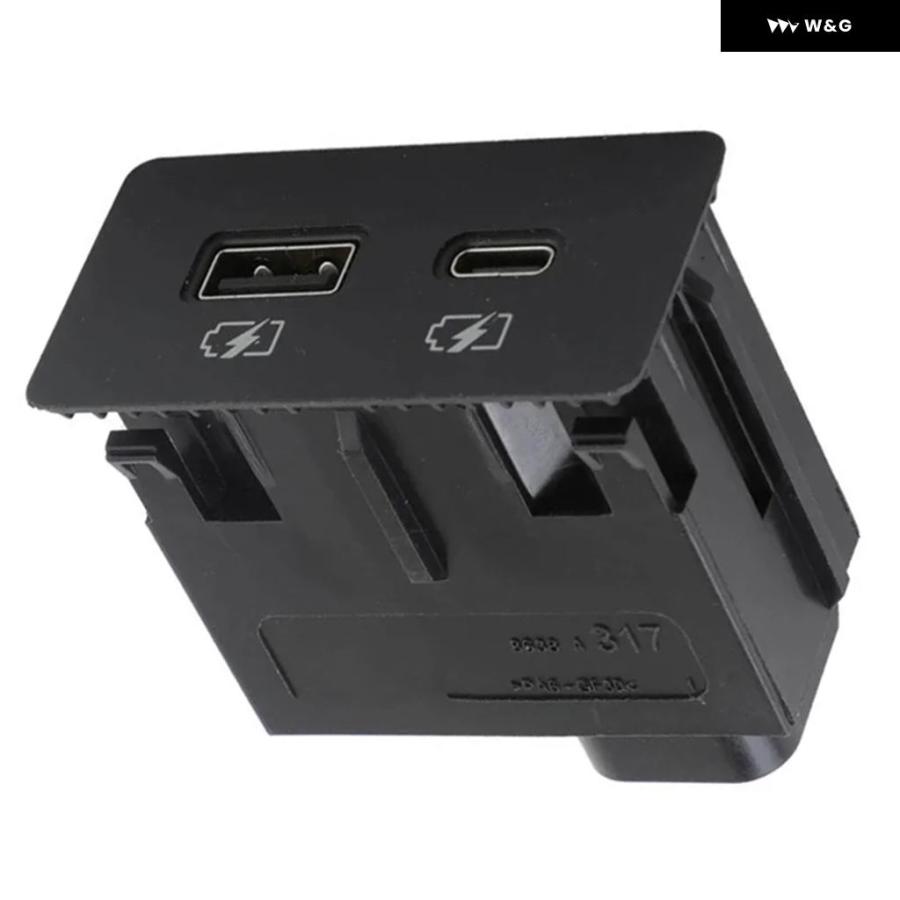 並行輸入品 車用 8638A317 8638A419 USB AUXポート アダプター オーディオ プレーヤーとUSBソケット 三 | ブランド登録なし