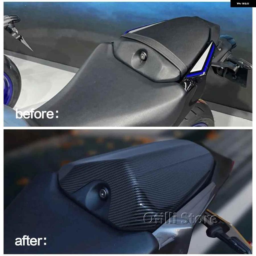 ブランド登録なし - 並行輸入品自動二輪車 自動二輪車 付属品 リアピリオンパッセンジャーシートカバー フェアリング カウルスタイラースポイラー ヤマハ MT-09 2024 2025