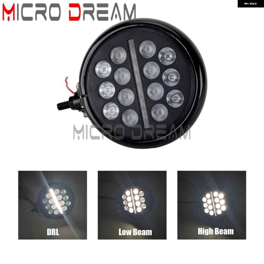 並行輸入品クラブ スタイル 5.75インチ LED ヘッドライト フェアリング 11/15インチ ウィンドシールド ウィンドスクリーン ハーレー ソフテイル 114 117の画像