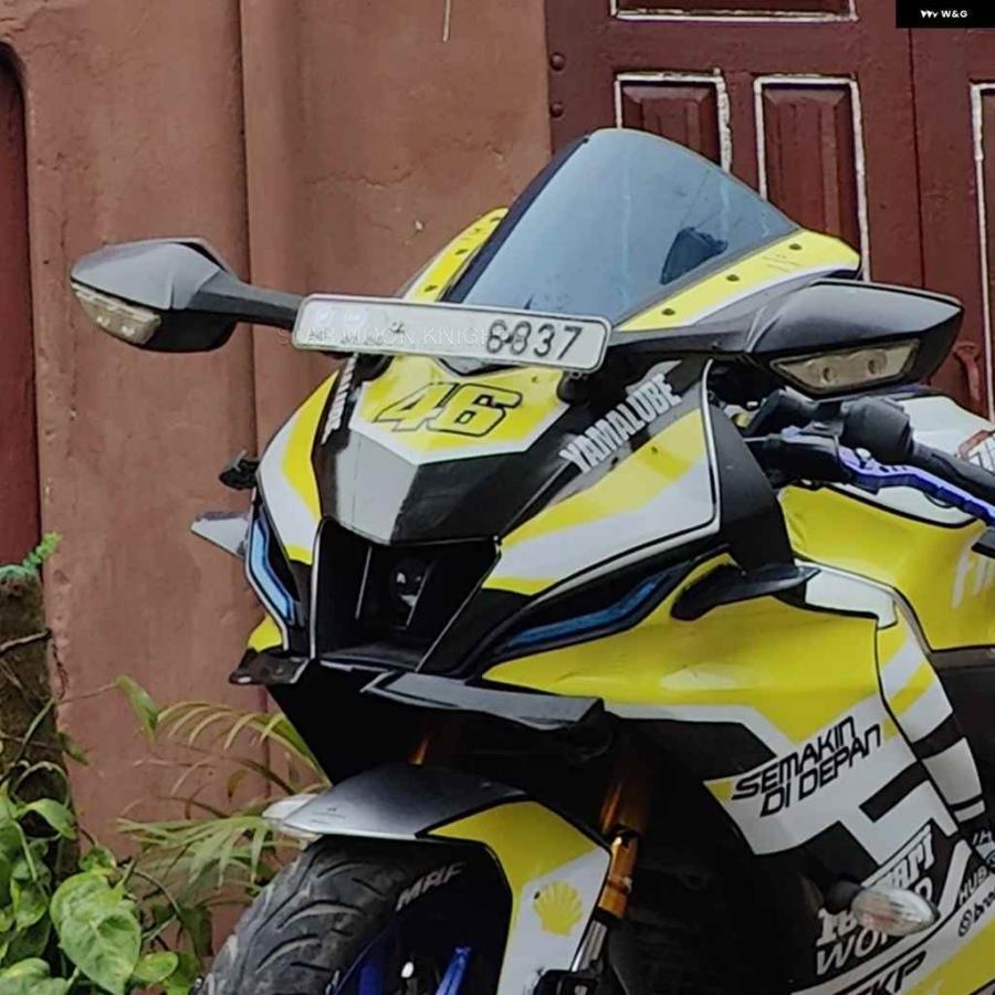 並行輸入品オートバイ バイク バックミラー ヤマハ YZF-R1 R1M/S YZF