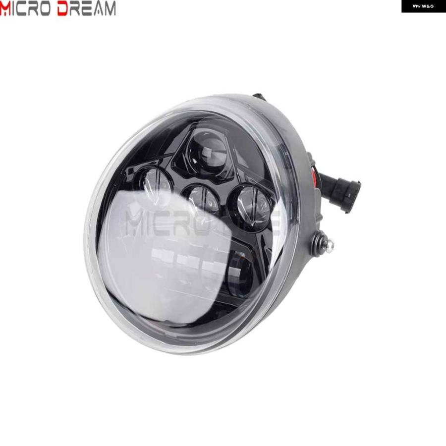 並行輸入品ハーレー Vロッド マッスル VRSCF VRSC VRSCR VRSCA ストリートロッド 2002-2017 オートバイ バイク 60W VROD LED フロント ヘッドライト HI/の画像