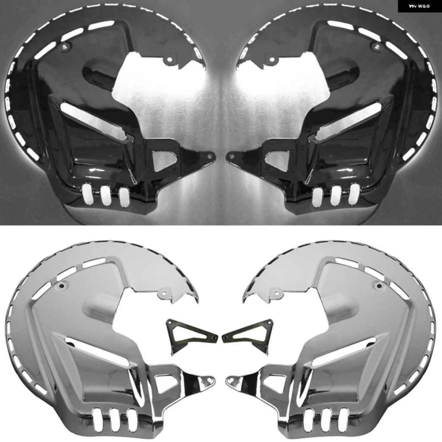 並行輸入品ホンダ GOLDWING GL1800 2001-2015 F6B 2013-2015 オートバイ バイク アクセサリー クローム ブレーキディスク ローターカバー_5