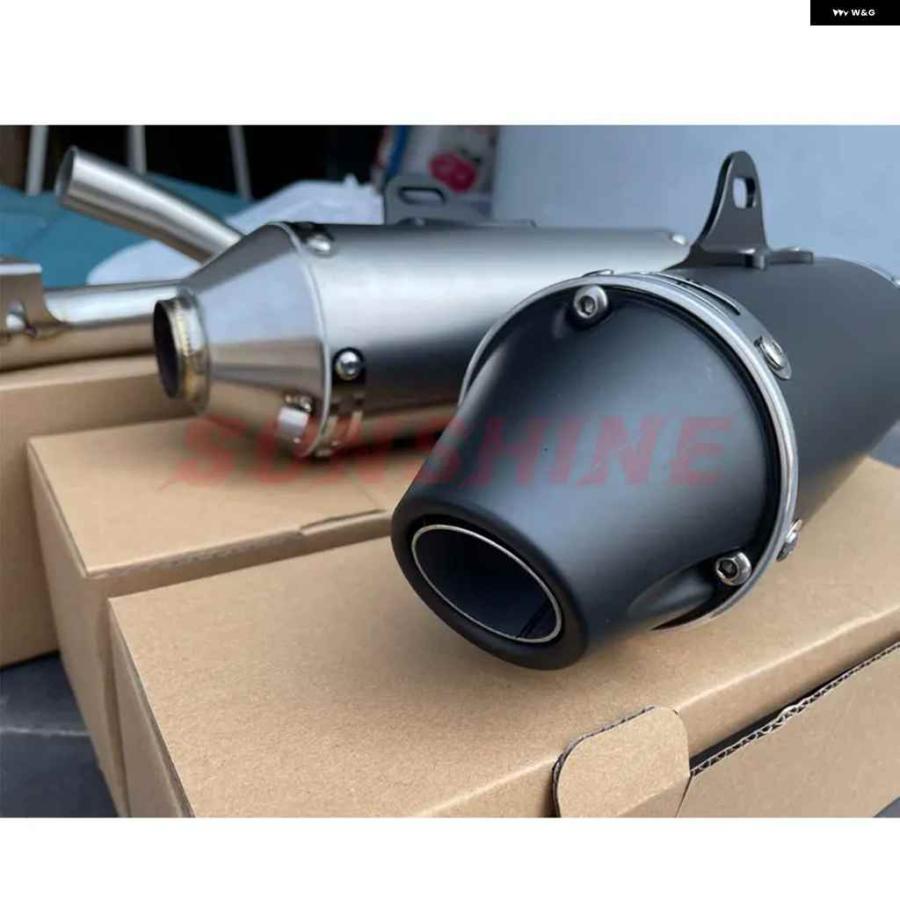 並行輸入品実写 ホンダ CRF230 CRF230F CRF150F モトクロス 排気 システム フル システム オートバイ バイク マフラー スリップオン エスケープ モト フ_6
