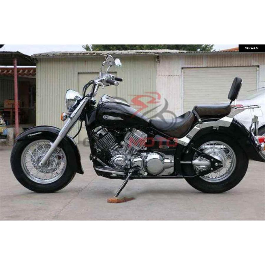 並行輸入品リア用バックレスト シーシーバー ブラケット ラゲッジラック ヤマハ ドラッグスター V-STAR XVS400 XVS650 クラシック XVS 400 650 1998 -_6