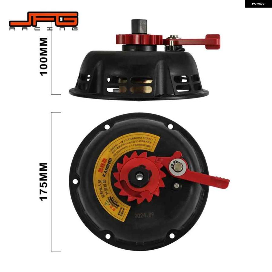 並行輸入品手回し式クランク式ノープルスターター ガソリン エンジン 始動 COLEMAN B200R CT200U ホンダ GX160 始動 アセンブリ キット モーターパーツの画像