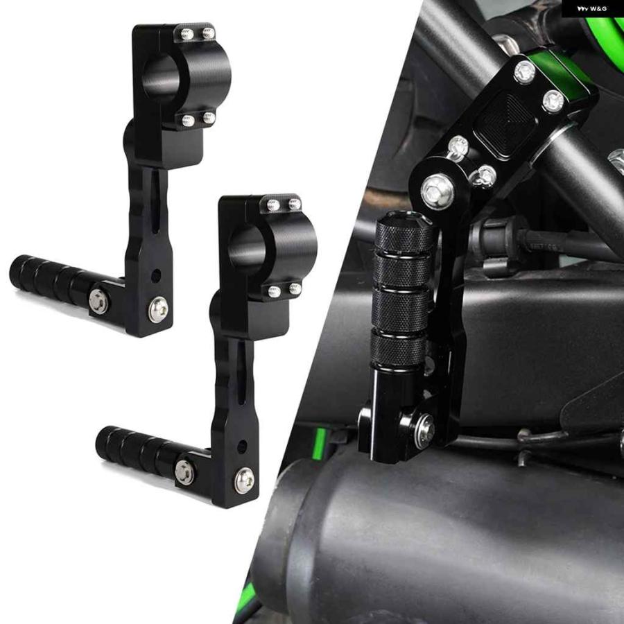 並行輸入品ヤマハ テネレ 700 XTZ690 2019-2024 オートバイ バイク パッセンジャー フットペグ マウント キット ペグ 延長 ブラケット_3
