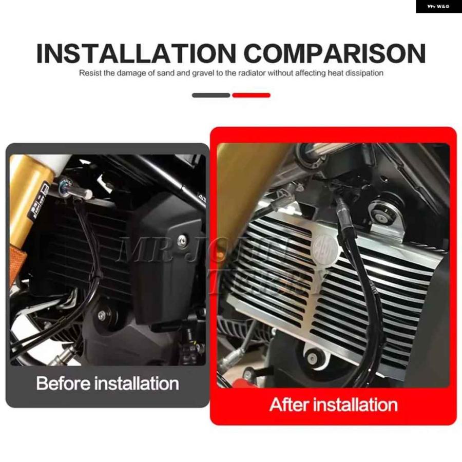 並行輸入品BMW R 12 R12 NINET 2024 2025 オートバイ バイク ラジエーター ガード グリル カバー プロテクター グリル アルミの画像