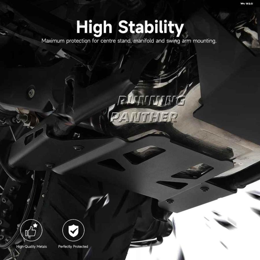 並行輸入品センター スタンド BMW R1300GS R1300GS 2023 2024 プロテクションプレート ブラックメタル エンジン ガード エクステンションキットの画像