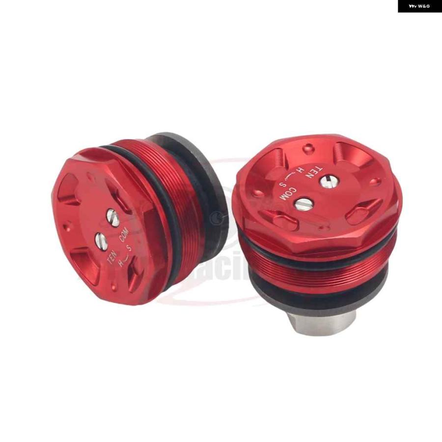 並行輸入品プリロード フォーク キャップ ドゥカティ PANIGALE 899 2014-2015 959 2016-2019 V2 2020-2022 1199 2012-2014 1299 2015-2017 調整 フォーの画像