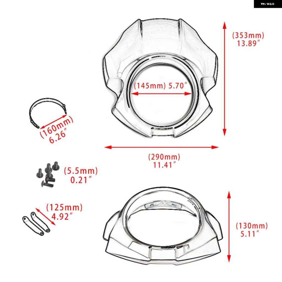 並行輸入品ヤマハ XVS 950 SPEC BOLT BOLT 950 2014-2023 オートバイ バイク ブラック フロント フェアリング ヘッドライト ウインドシールドカバー オの画像