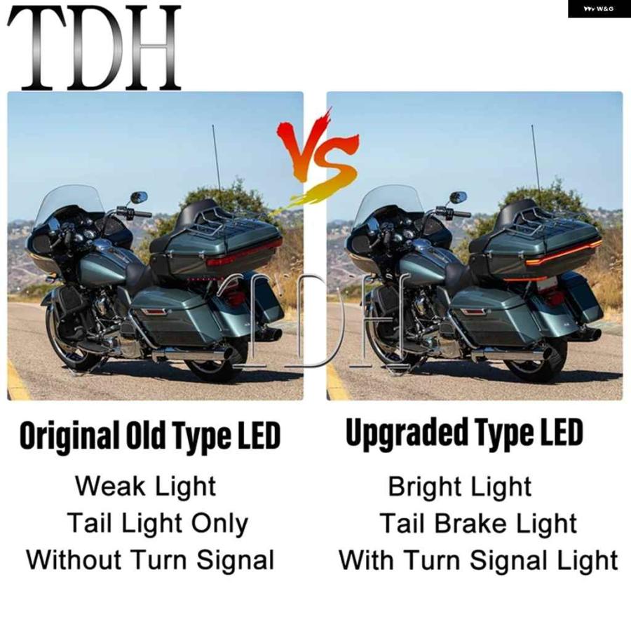 並行輸入品スモークLEDツアーパック テールライト サイドマーカー ウィンカーライト サドルバッグ フィラー インサートテール ブレーキライト ハーレー_9