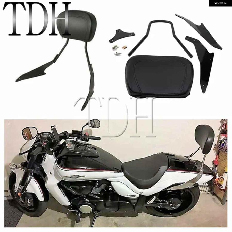 並行輸入品リア用バックレスト シーシーバー クッション パッド ブラック スズキ ブルバード M109 R M109R M109RZ リミテッド 06-19 シーシーバー_3
