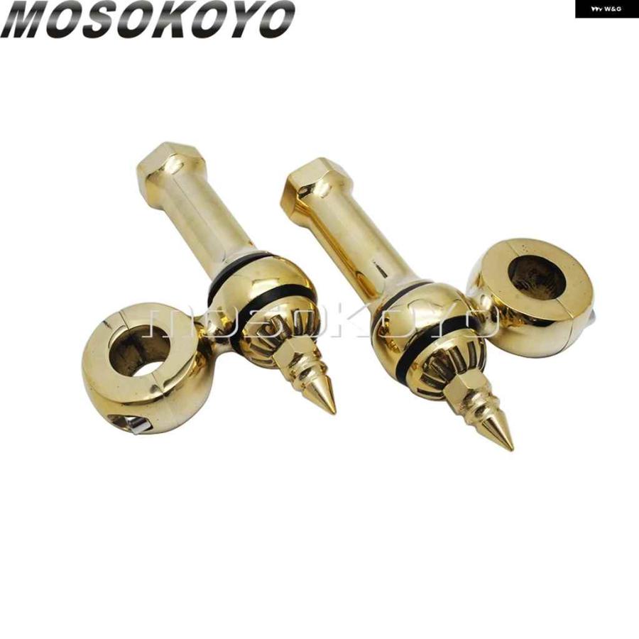 並行輸入品カフェレーサー ハンドルバー ライザー 22MM 25MMオフセット ドッグボーン レトロライザー ハーレー ハンドルバー クランプ ハンドルバー 7/8の画像