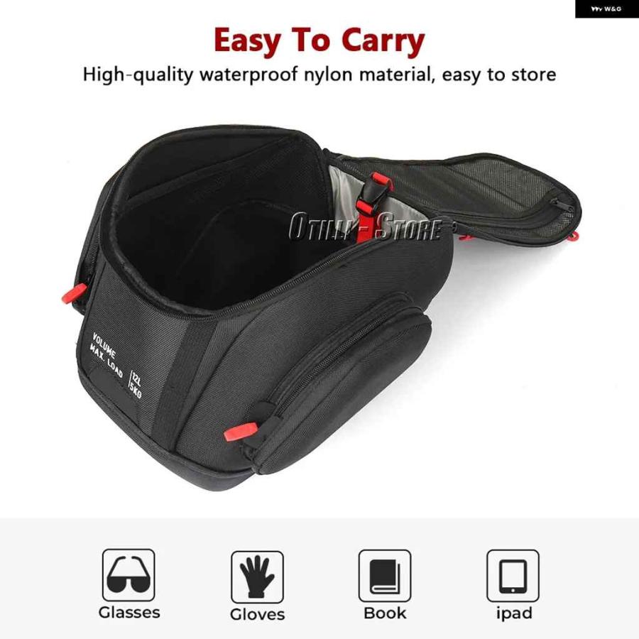 並行輸入品オートバイ バイク アクセサリー 12L タンクバッグ BMW R1300GSA R1300GS ADV アドベンチャー 2024 2025 キャリア クイックロック レーシング_6