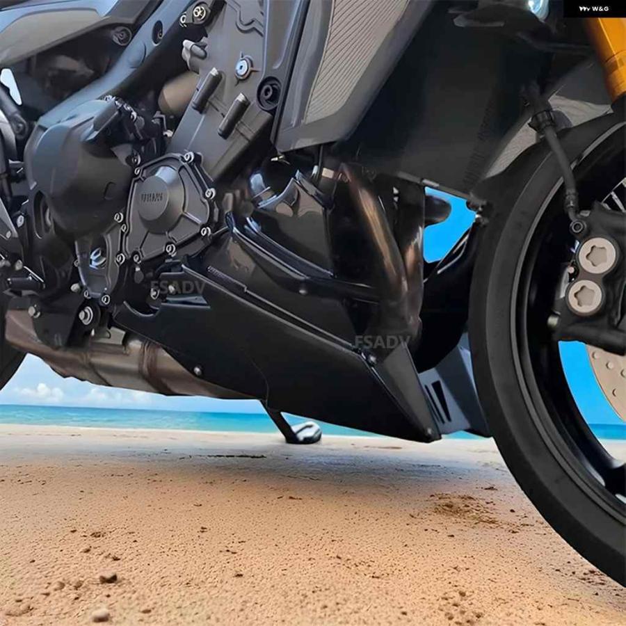 並行輸入品ヤマハ MT-09 SP TRACER 9 GT XSR900 2014-2025 オートバイ バイク アクセサリー ベリーパン エンジン アンダー シャーシスポイラー_4