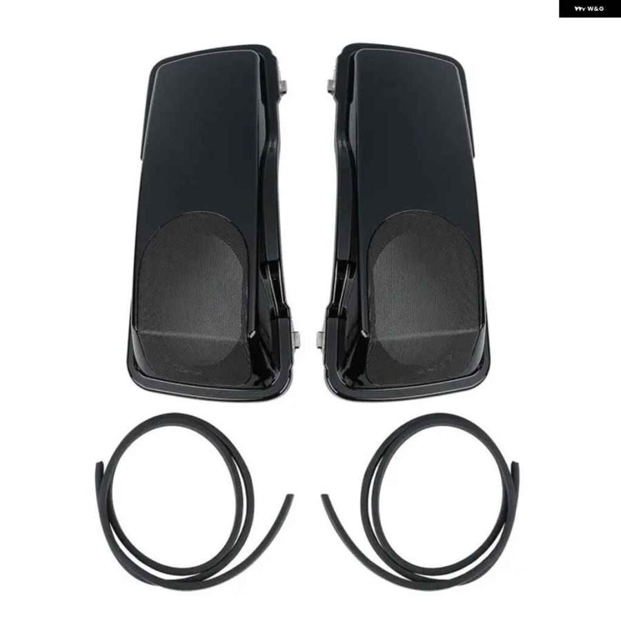 並行輸入品オートバイ バイク 5X7 スピーカー サドルバッグ 蓋 ハーレー ツーリング CVO ロードキング エレクトラ ツアー ストリート グライド FLH FLTRの画像
