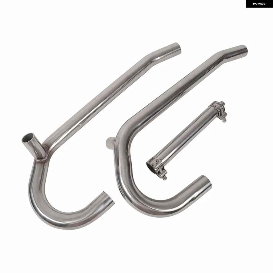 並行輸入品カフェレーサー BMW R75 R80 R90 R100 38MM ステンレス フロント排気ヘッダーセット オートバイ バイク マフラー パイプ コレクターの画像