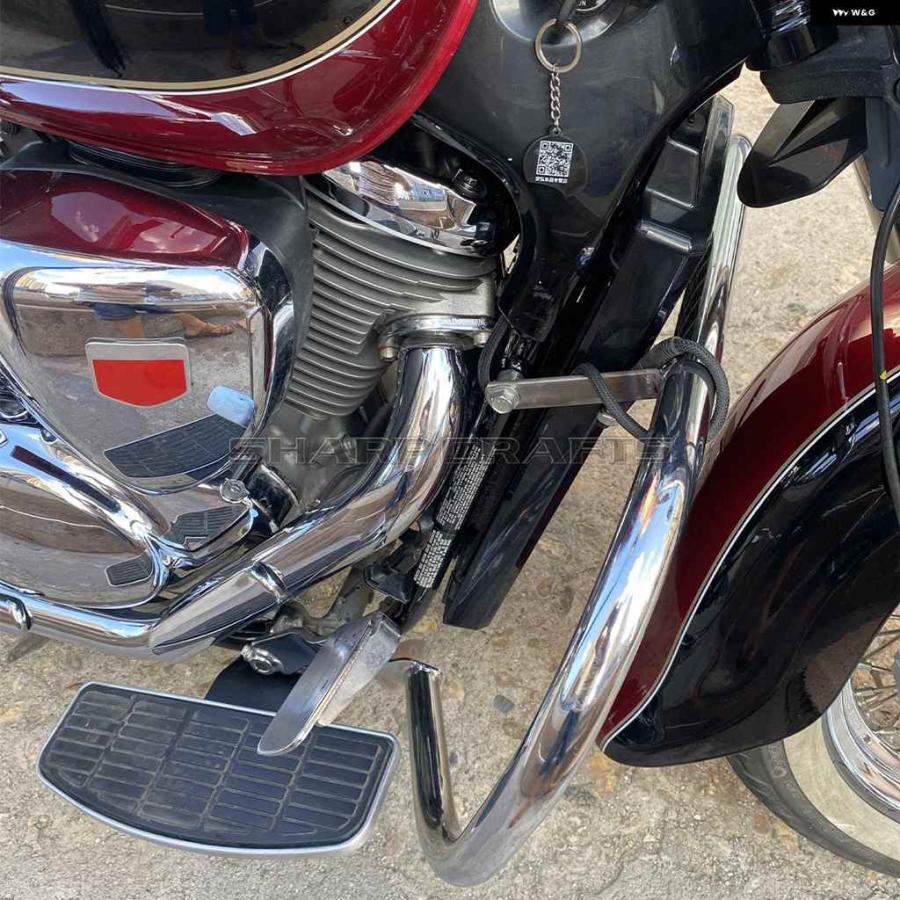 並行輸入品メタル クラッシュ バー エンジン ガード バンパー スズキ ボルシア VL 800 2001-2011 ブルバード C50 2005 -2011 M50 2005-2010の画像