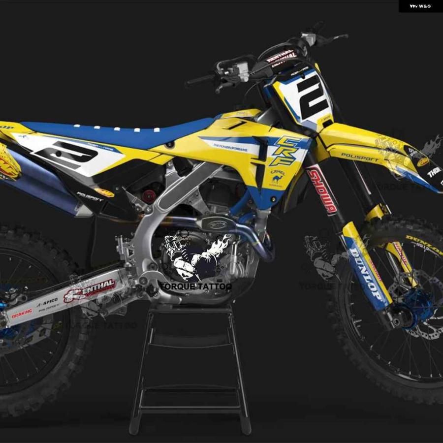 並行輸入品ホンダ CRF250 CRF450 2025 グラフィックキット CRF 250 2025 完全 デカール デザイン CRF 450 2025 フルグラフィックキット 装飾 デカール_5