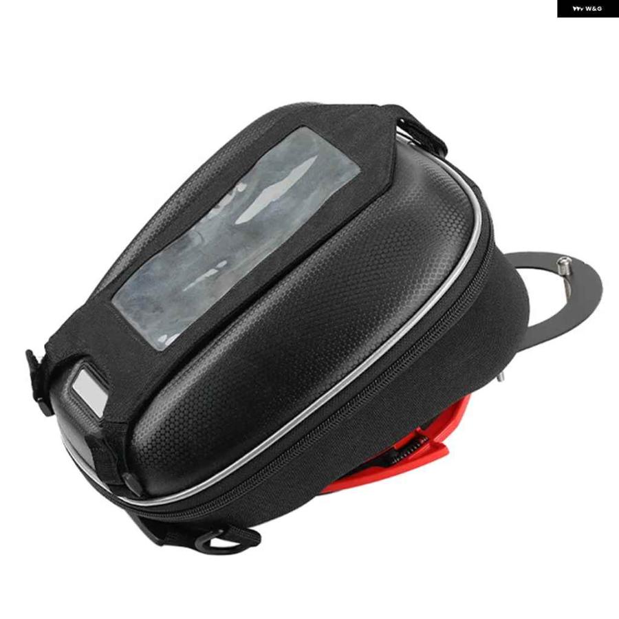 並行輸入品1セット オートバイ バイク キャリア 収納 オイル燃料 タンクバッグ ツールバッグ ハーレー ダビッドソン X350 2023 PU ブラック_2