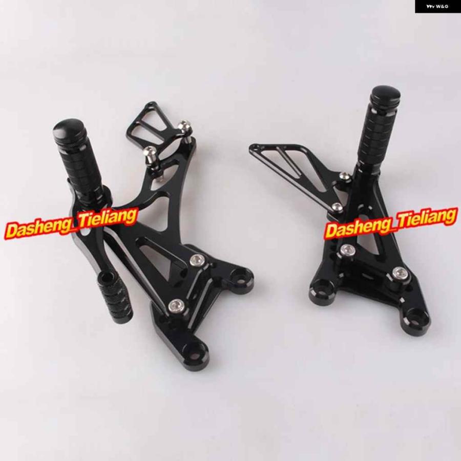 並行輸入品オートバイ バイク 調整可能 シフト ブレーキ リアセット フットペグ フットレスト ペグ ヤマハ 2007-2008 スペアパーツ_6