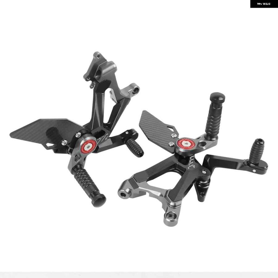 並行輸入品ドゥカティ PANIGALE V4S STREETFIGHTER V4 V4R 2018-2023 オートバイ バイク フットレスト リアセット フットペグ レスト リアセットの画像