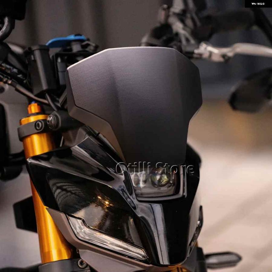 並行輸入品ヤマハ MT-09 SP 2024 2025 オートバイ バイク アクセサリー スポーツ ウィンドシールド フロントウィンドスクリーン ウィンドデフレクター_6