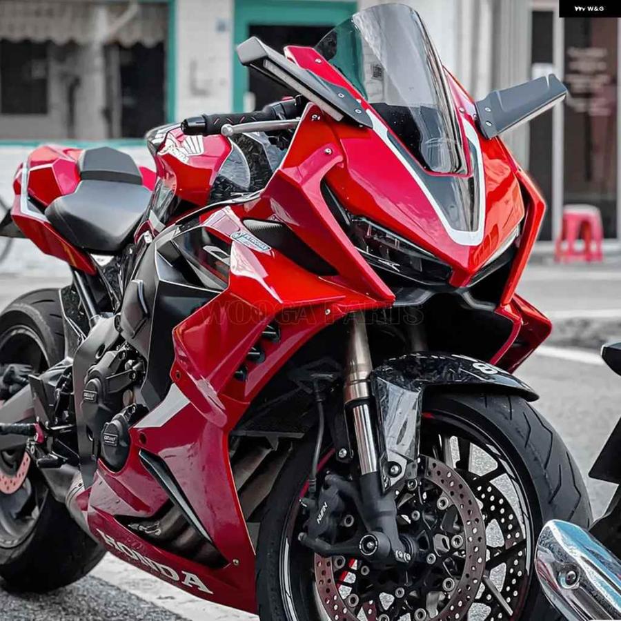 【並行輸入品】CBR650R ファイアブレード ウィング ホンダ 2019 2021-23 ボディ サイドカバー エアロ ウィングレット フレーム カウル フェアリング エアロ
