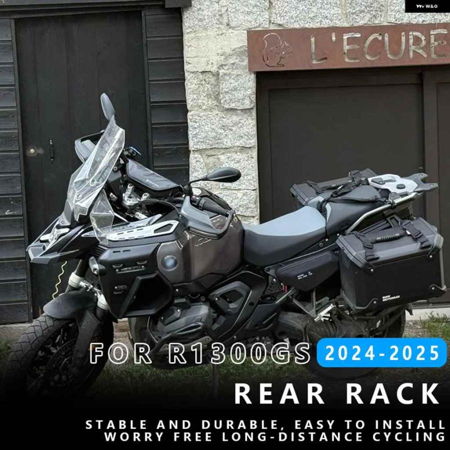 並行輸入品BMW R1300GS 2024-2025 オートバイ バイク リアラゲッジラック 安定 キャリア ラック 収納 ボックス サポート_3