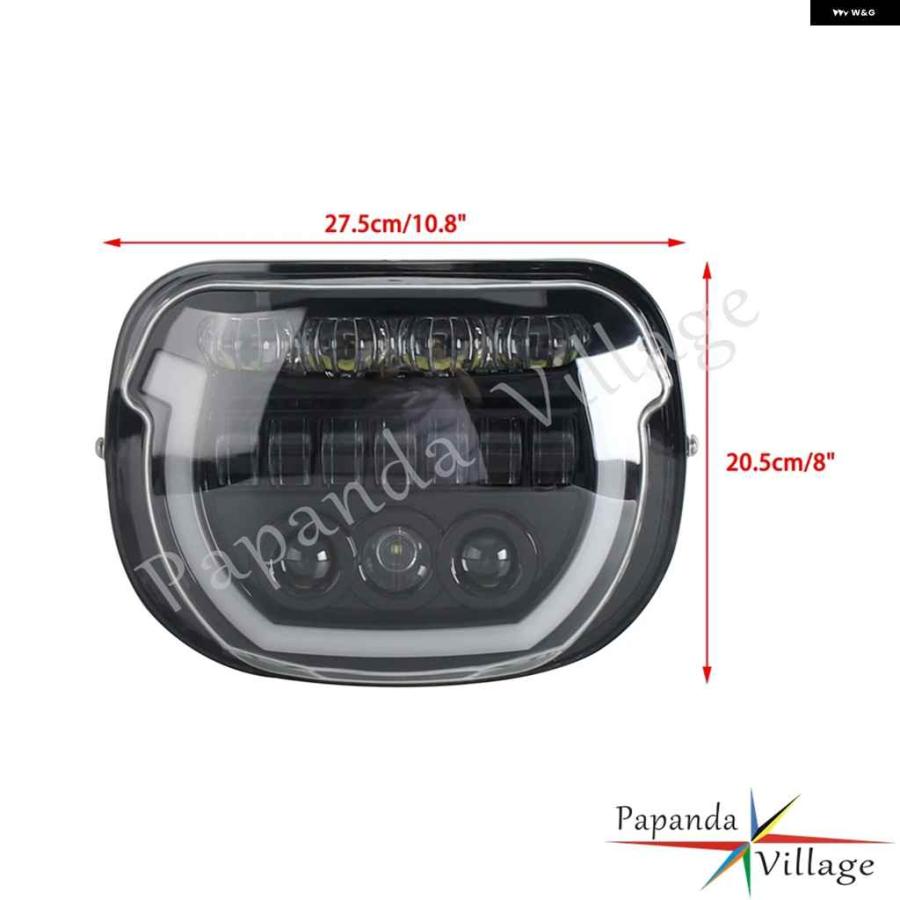 並行輸入品】オートバイ バイク LED ヘッドライト ハイ/ロービーム DRL