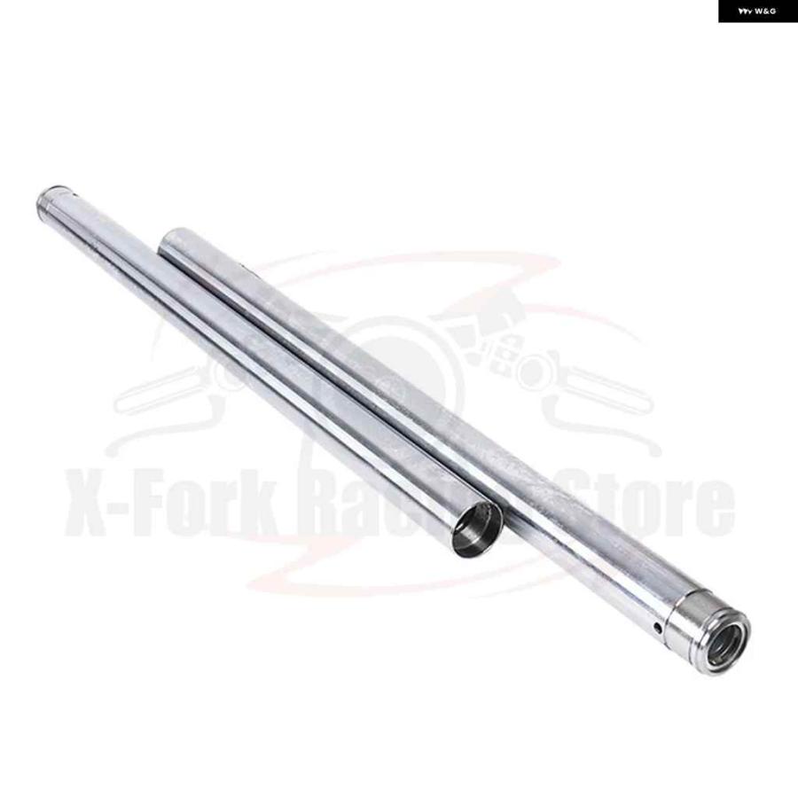 並行輸入品フロントインナー フォーク チューブ パイプペア カワサキ BJ250F 250TR 2003-2013 シルバーブレーキサスペンション フォーク レッグペア 37Xの画像