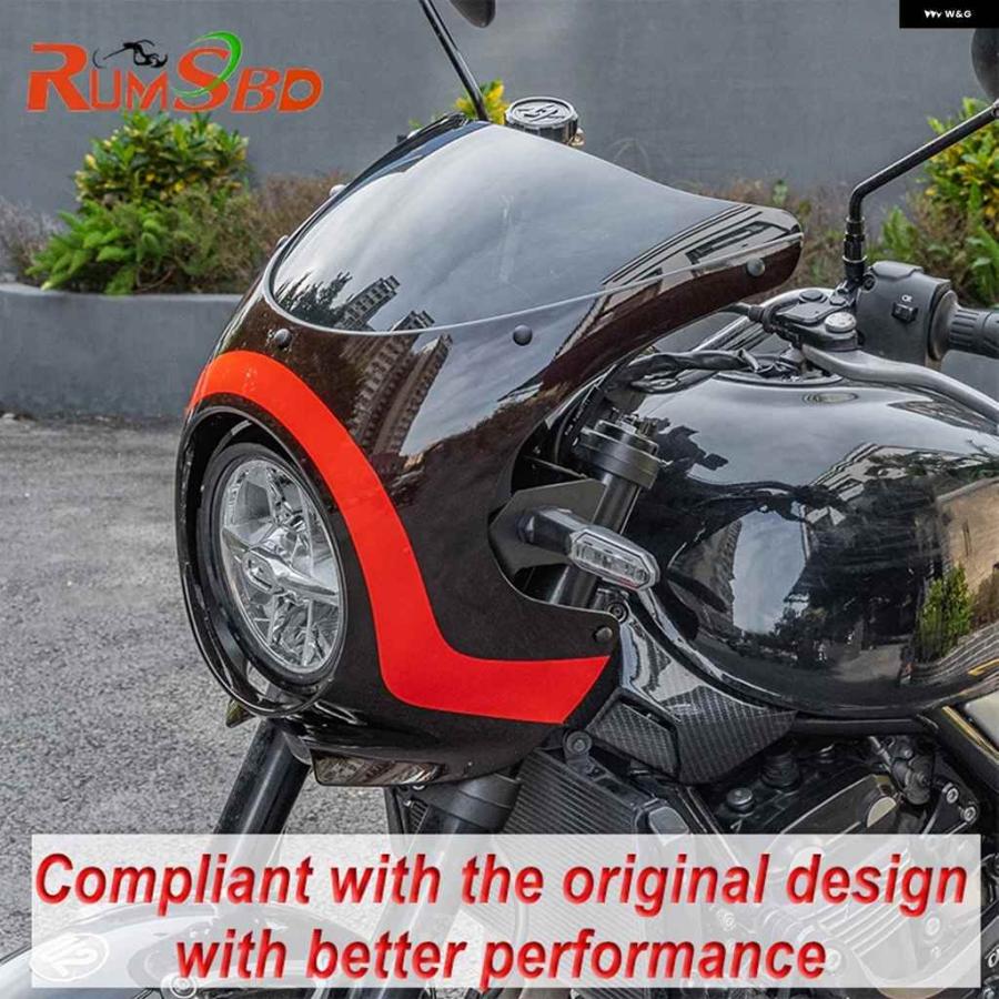並行輸入品ヘッドライト フロントカウルマスク ウインドスクリーン 付き レトロ ヘッドランプ カワサキ Z900RS SE 2018-24 2025の画像