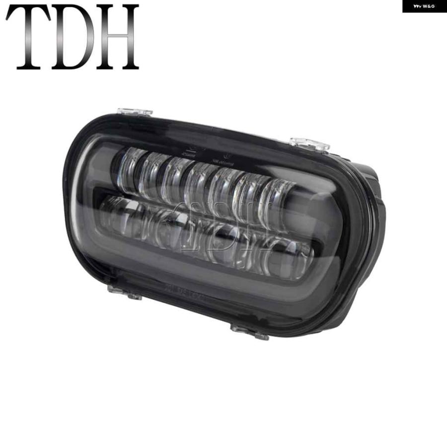 並行輸入品ハーレー ソフテイル ファットボブ 114 FXFB FXFBS 18-24 オートバイ バイク ヘッドライト アセンブリ LED ハイ/ロービーム ホワイト DRL_4