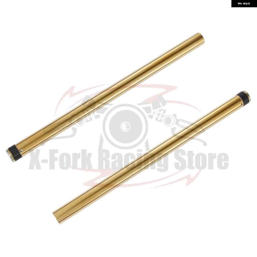 並行輸入品フロント フォーク インナー チューブ フォーク パイプ ゴールドペア ヤマハ FZ6 FZ6R 2009-2014 XJ6 2009-2015 2012 2013 20S-23110-00-00の画像