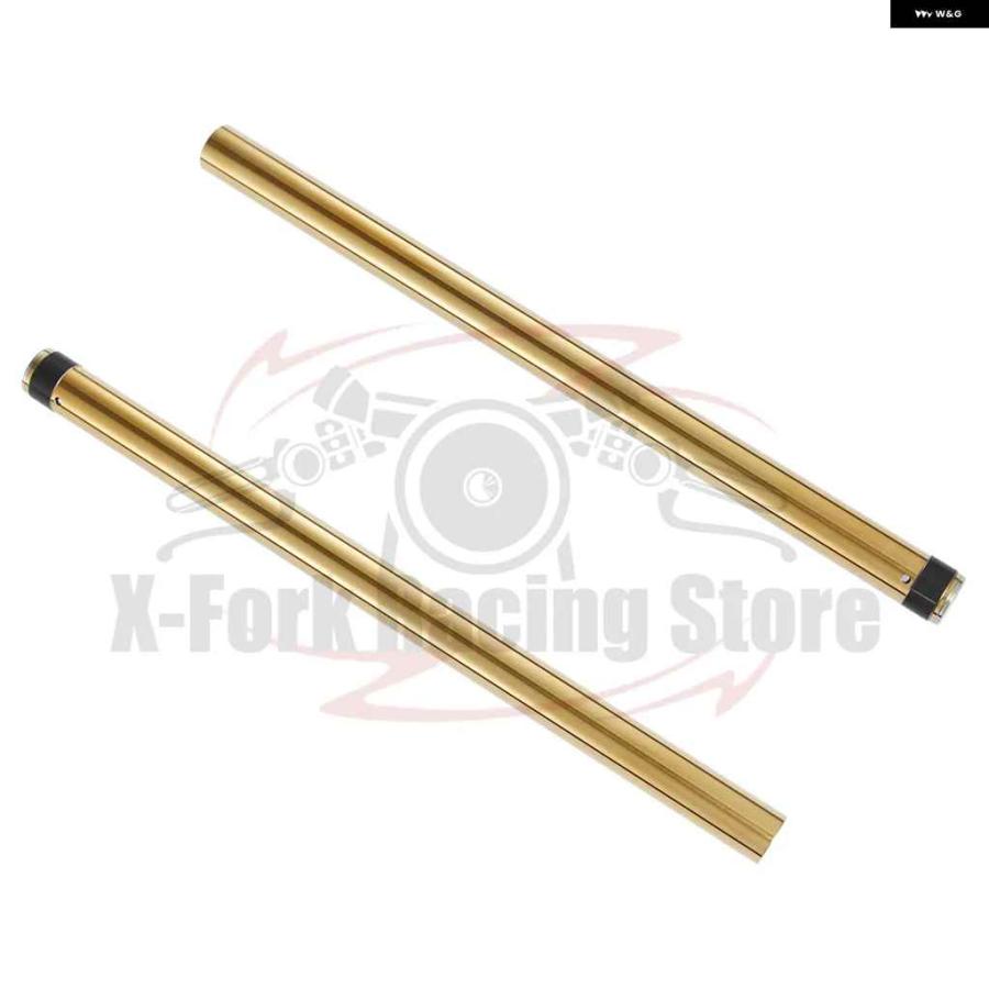 並行輸入品フロント フォーク インナー チューブ フォーク パイプ ゴールドペア ヤマハ FZ6 FZ6R 2009-2014 XJ6 2009-2015 2012 2013 20S-23110-00-00の画像