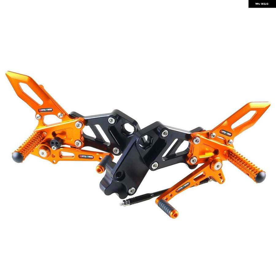 並行輸入品オートバイ バイク 調整可能 リアセット フットペグ ペダル フットレスト リアセット RC390 2022-2025の画像