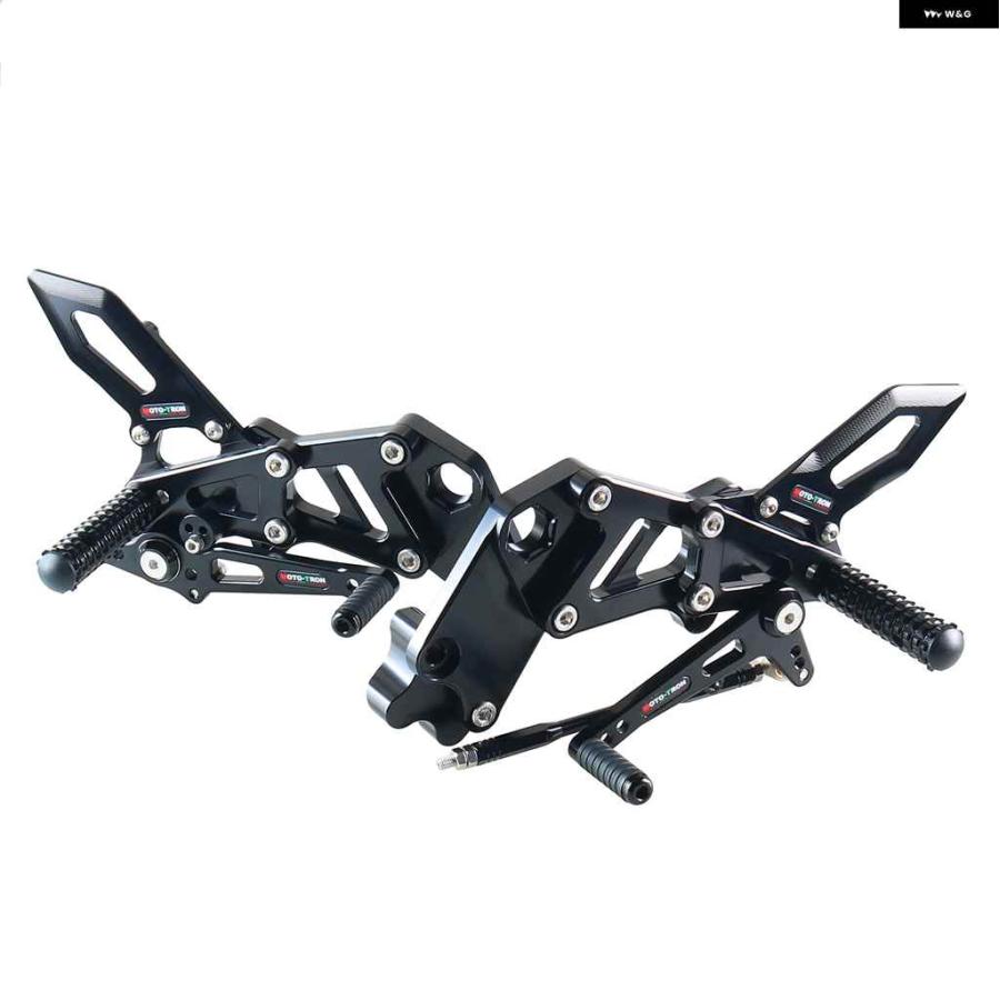 並行輸入品オートバイ バイク 調整可能 リアセット フットペグ ペダル フットレスト リアセット RC390 2022-2025の画像