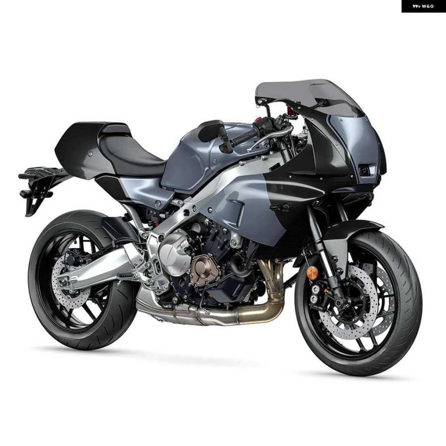 並行輸入品オートバイ バイク アクセサリー ウインドシールドデフレクター ヤマハ XSR900 XSR 900 2024 2025 ウインドシールド ウインドデフレクター_3