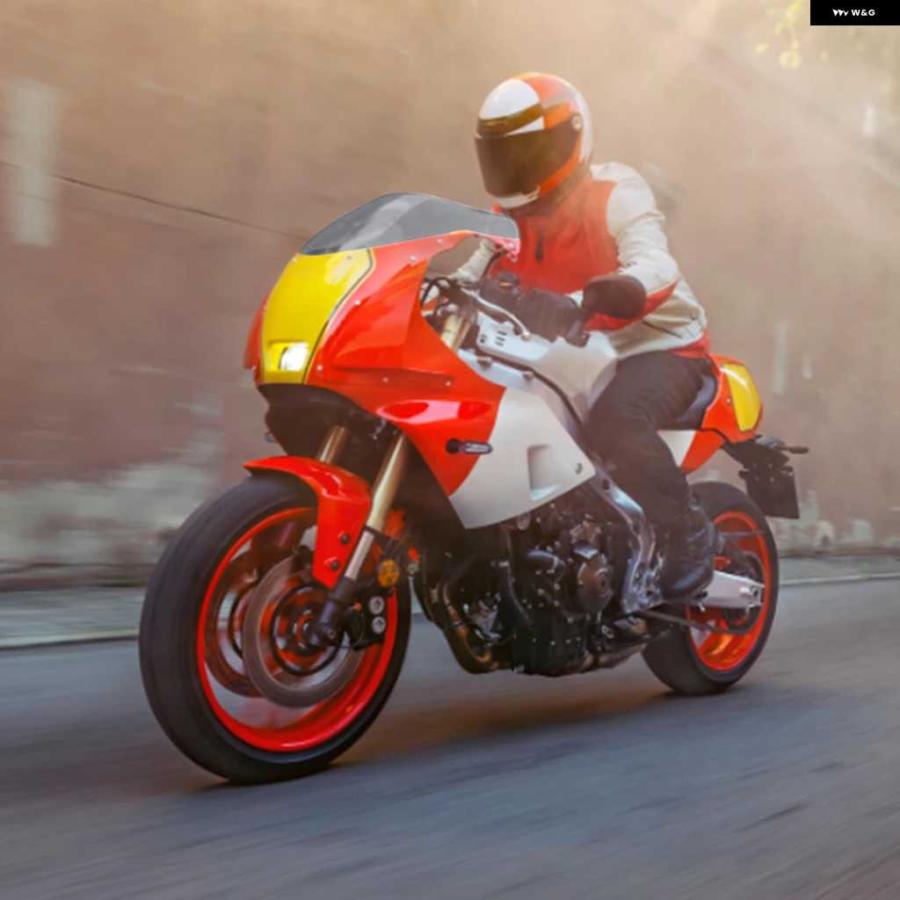 並行輸入品オートバイ バイク アクセサリー ウインドシールドデフレクター ヤマハ XSR900 XSR 900 2024 2025 ウインドシールド ウインドデフレクター_4