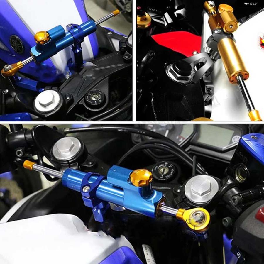 並行輸入品CNC オートバイ バイク ダンパー ステアリング スタビライズ ダンパー ブラケット マウント ホルダー キット ヤマハ YZF R3 YZFR25 MT-03 MT-_3