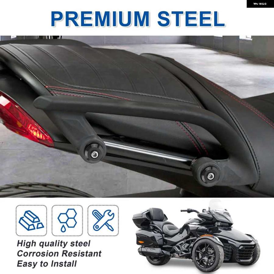 並行輸入品マウント スプールキット ドッキングハードウェア シーシーバー バックレスト バンジーボタン CAN AM SPYDER F3/F3-S/F3-T オートバイ バイクの画像
