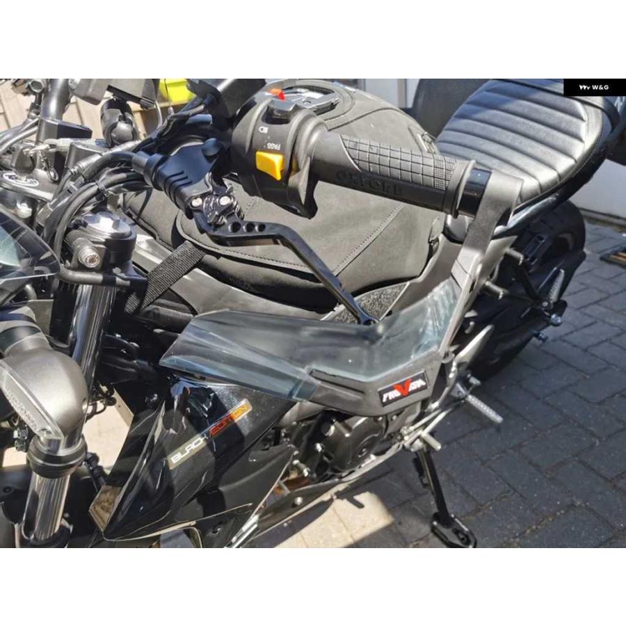 並行輸入品R1M R3 R6 R15 R25 MT-09 FZ1 FZ6 N/S FZ8 TMAX XMAX NMAX FZR FJR SZR ハンドシールドガード プロテクター ウィンド ディフレクター_7
