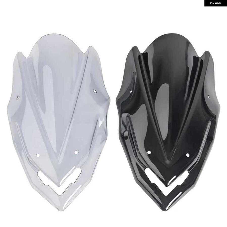 並行輸入品Z900 スポーツツーリング ウィンドシールド ウィンドスクリーン カワサキ 2017 2018 2019 オートバイ バイク ウィンド ディフレクター シールの画像