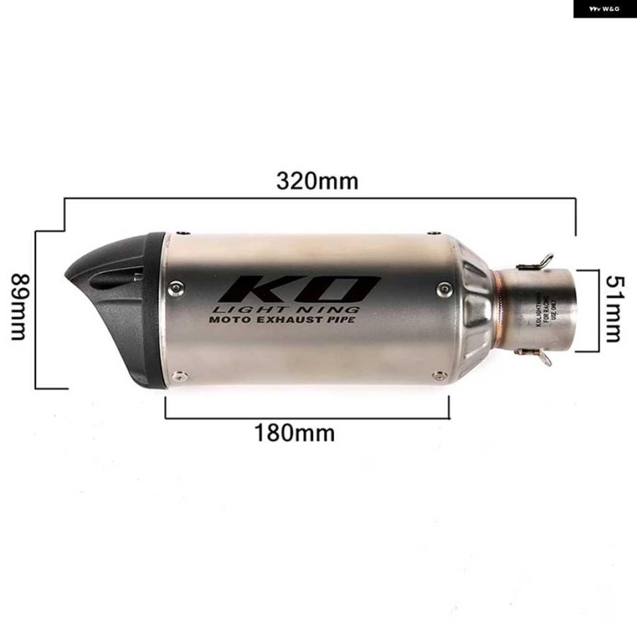 並行輸入品アドベンチャー CFMOTO 450SR NK450 450NK 2022-2025 オートバイ バイク マフラー SC マフラー DB キラー付き ステンレスの画像