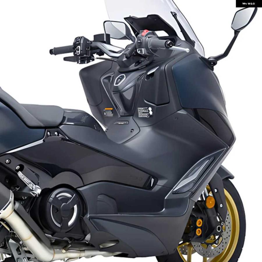 並行輸入品MTK ヤマハ TMAX 560 2022-2025 オートバイ バイク 右 収納 カバー アセンブリ ボックス ツール ボックス 収納 アクセサリーの画像