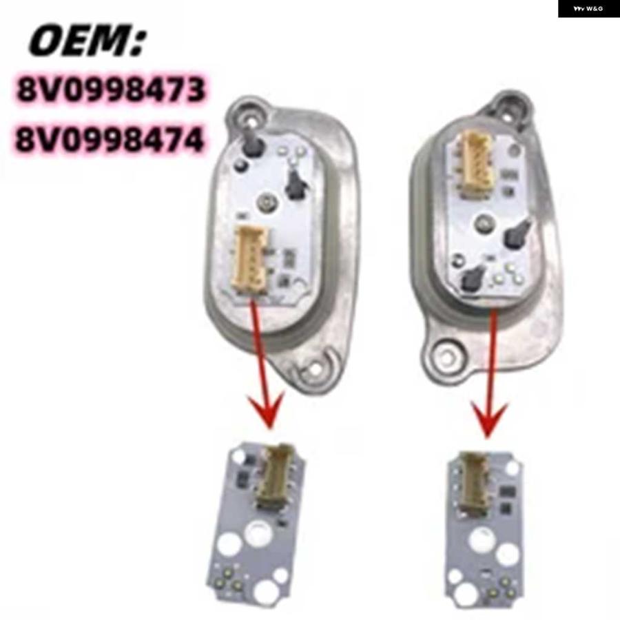 並行輸入品8V0998473 8V0998474 左 右 デイタイム ランニングライト アウディ A3 S3 キセノン ヘッドライト B101139-A 90070222 90070223 | ブランド登録なし